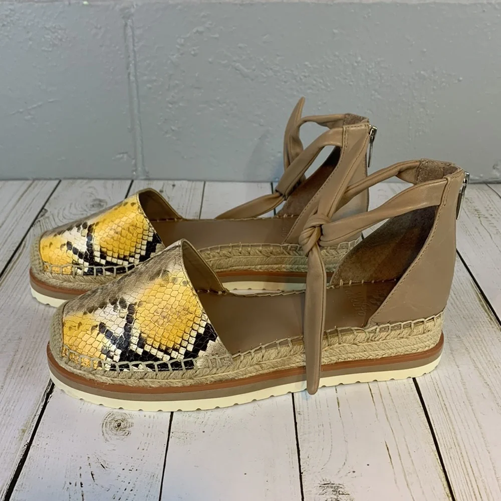 Vince Camuto Binadee Espadrille Platform‎ Slip-On-Women's Size 8